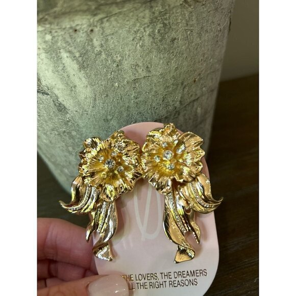 8 Other Reasons Warm Breeze Earrings Gold Womens Size OS - Picture 4 of 7